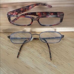 Michael Kors frames with buttercup reading glasses